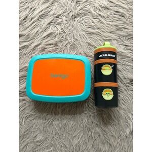 Kids Lunch Box‎ Accessory Bundle Bento Box & Star Wars Whiskware Snack Container